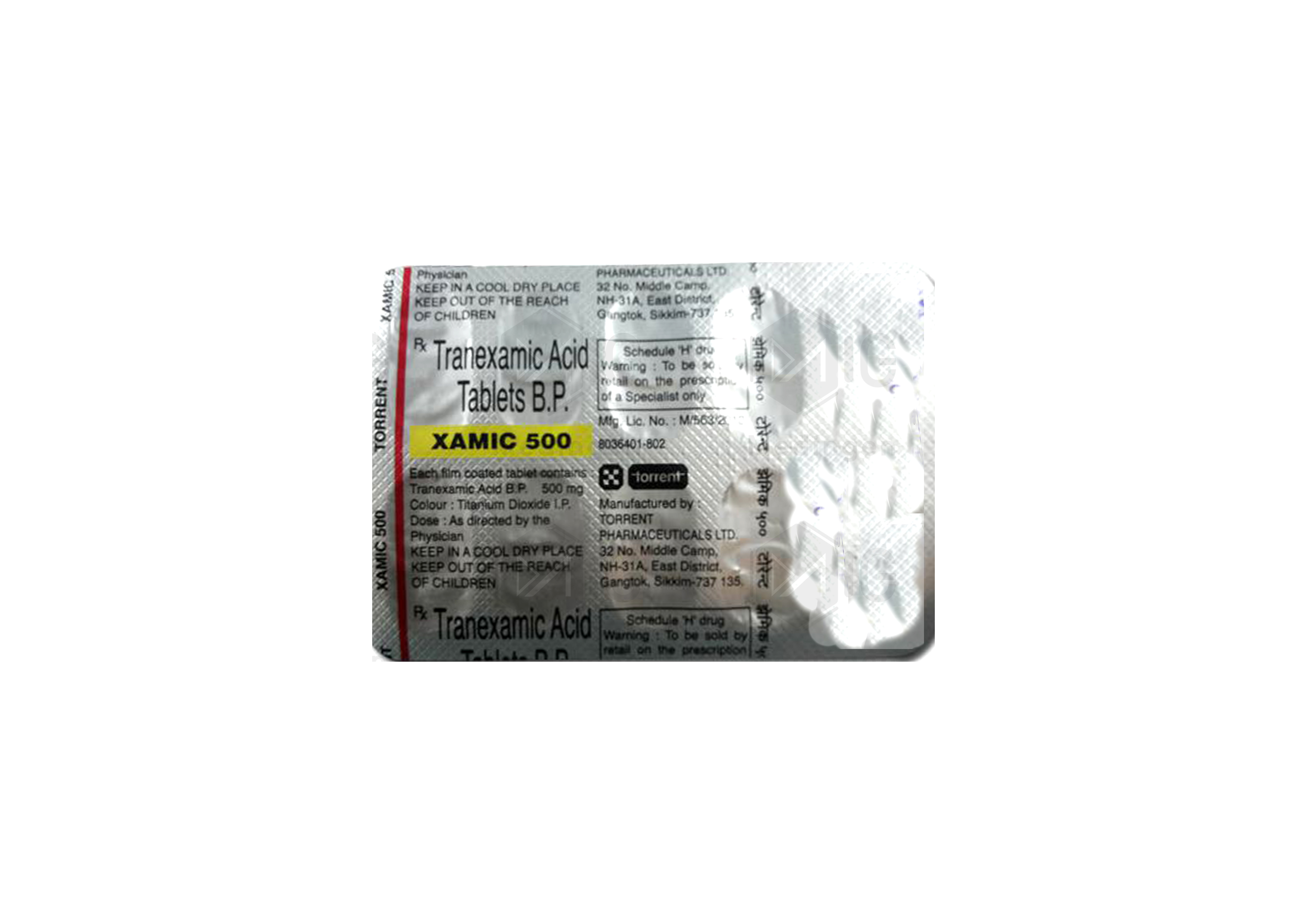 XAMIC 500MG